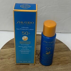 Shiseido Ultimate Sun Protector Lotion SPF 50+  Sample/Mini .23 fl oz/7 ml NIB